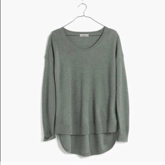 Madewell Sweaters - Madewell Dark Seafoam Knit Sweater Sz XS